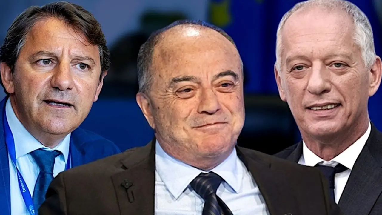 Pasquale Tridico, Nicola Gratteri e Peter Gomez