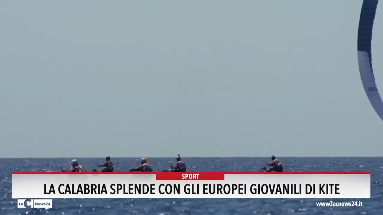 La Calabria splende con gli Europei giovanili di kite