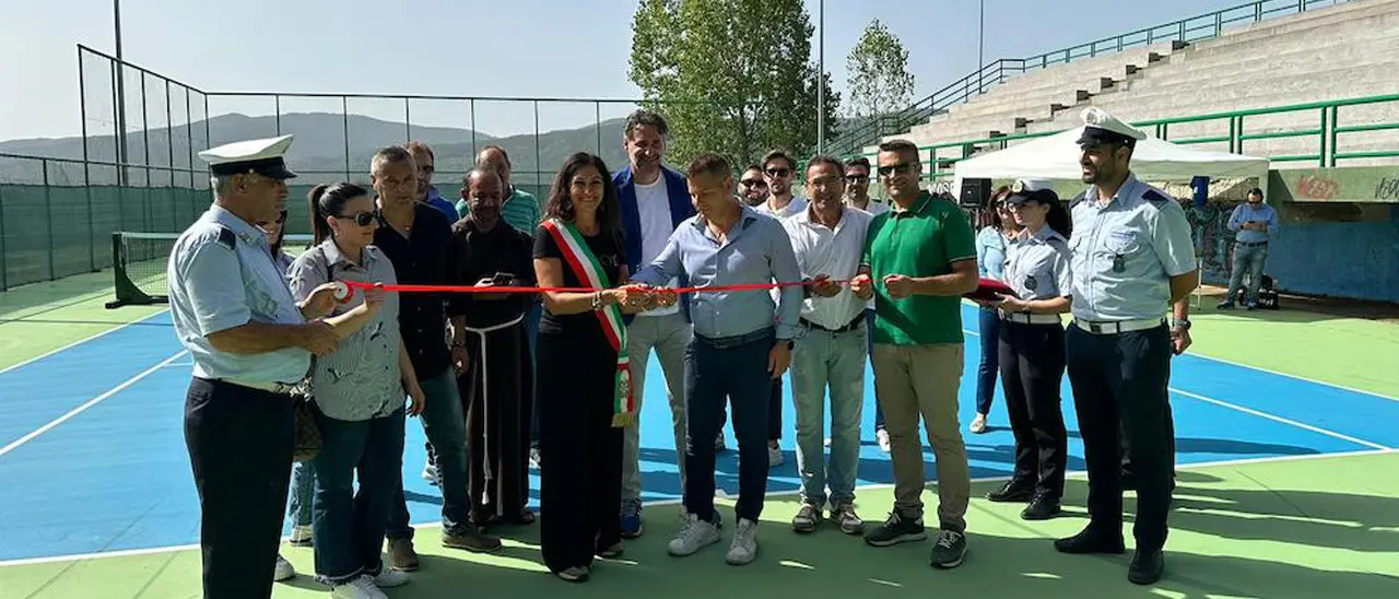 San Giovanni in Fiore, riconsegnato alla città il campo da tennis