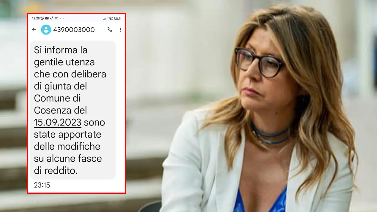 Cosenza, aumenta il costo delle mense scolastiche. Rende: «Avvertiti con un sms»