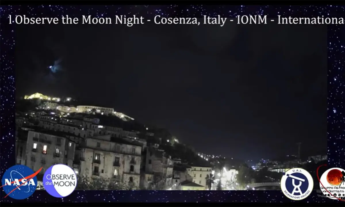 Il cielo di Cosenza in mondovisione. La città dei bruzi tra le quattro città scelte dalla NASA | FOTO