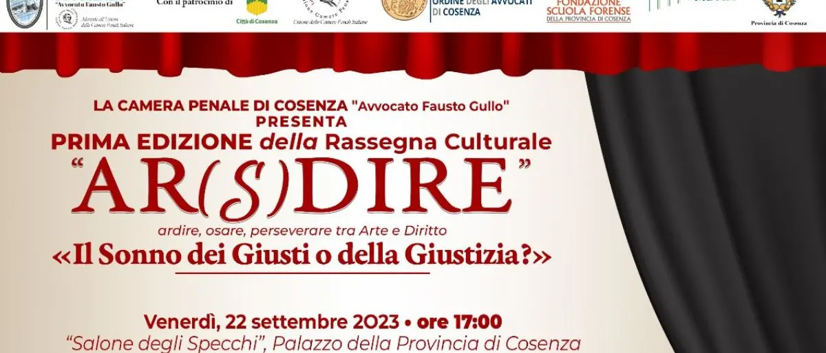 Prove, indizi e sospetto: quale giusto processo? Convegno oggi a Cosenza