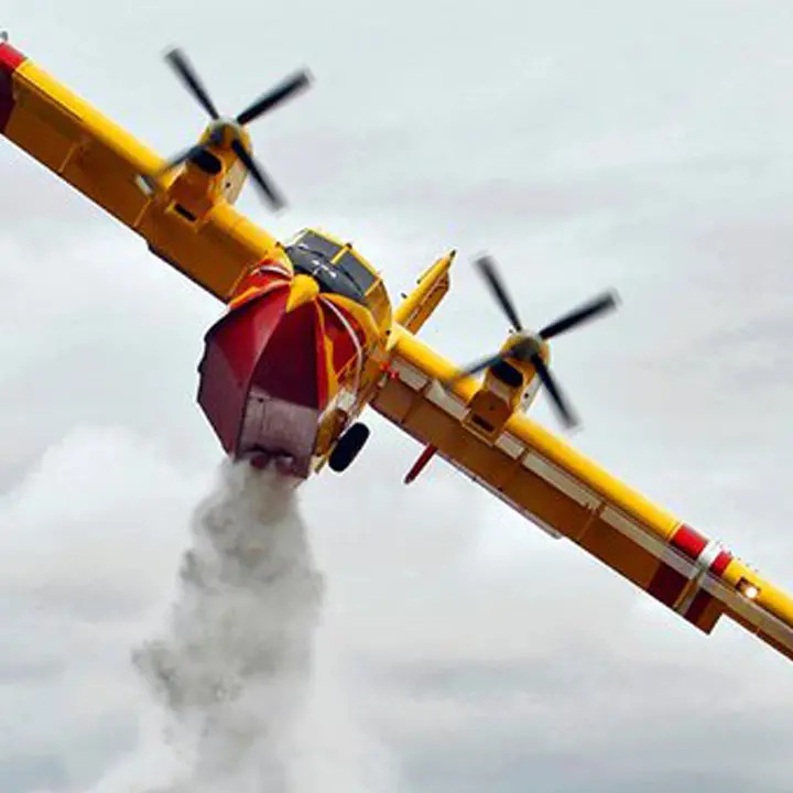 Cropalati nella morsa delle fiamme, in azione canadair e squadre di vigili del fuoco