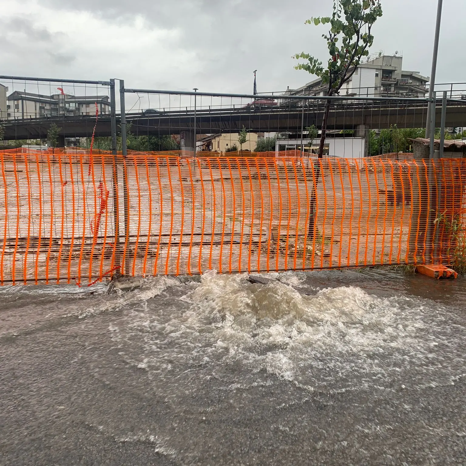 Area urbana piegata dalla prima pioggia. \"Scoppiano\" tombini e le vie diventano fiumi