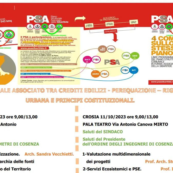 Psa della Sibaritide, ancora attriti tra comuni. Novello: «Seminari formativi? Non siamo stati coinvolti»