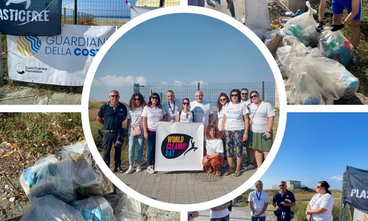 World Cleanup Day a Paola: pulizia della spiaggia con i \"guardiani della costa\"