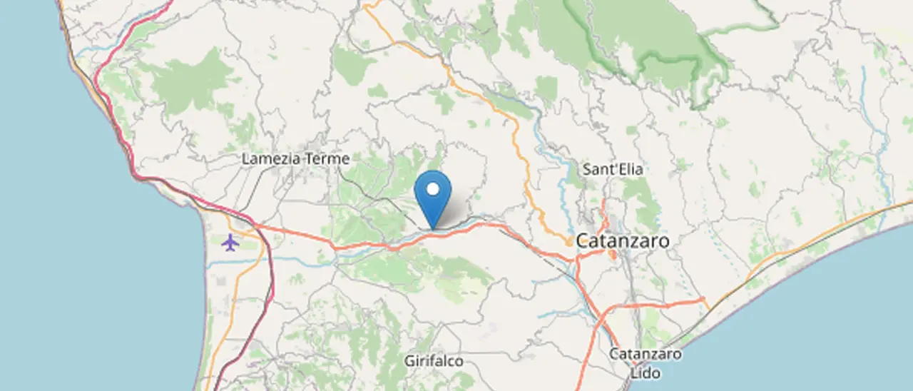 Terremoto in provincia di Catanzaro. La scossa è di 3.2, epicentro ad Amato