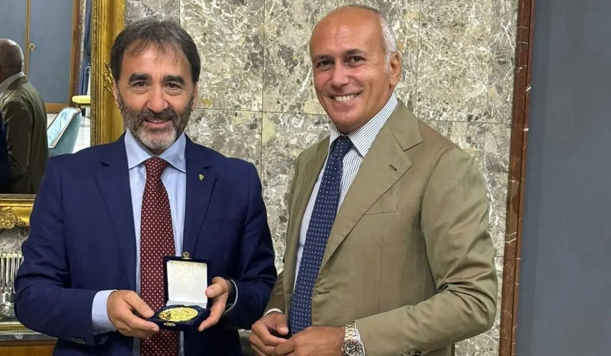 Cosenza, Franz Caruso incontra il nuovo Questore Giuseppe Cannizzaro