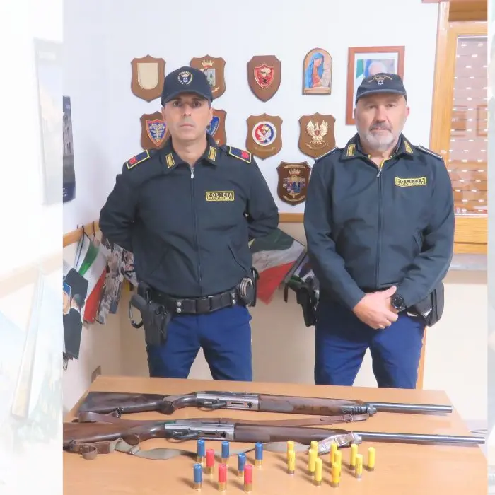 Operazione antibracconaggio in Sila, due denunce e sequestri di armi