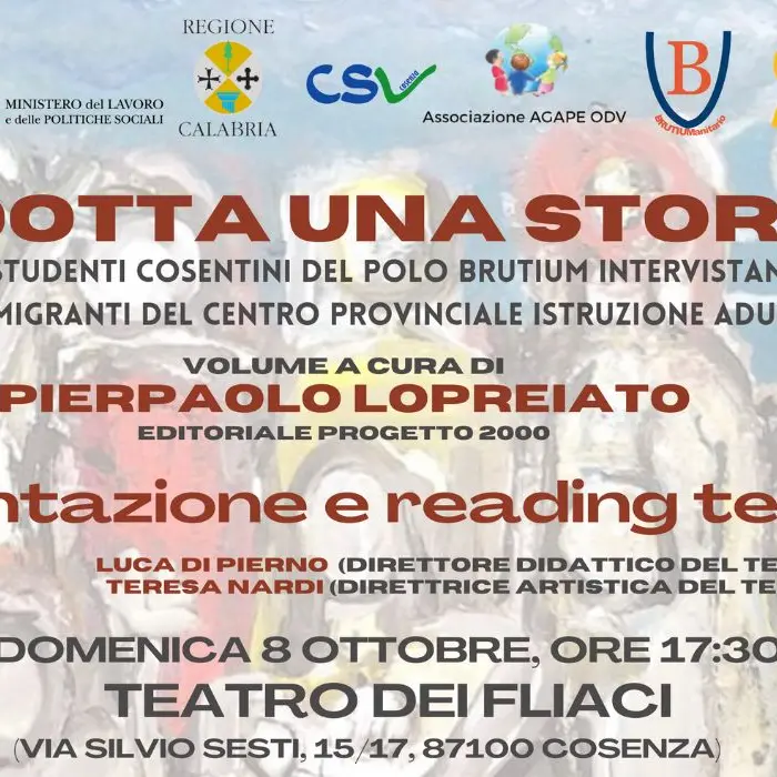A Cosenza la presentazione del libro \"Adotta una storia\"