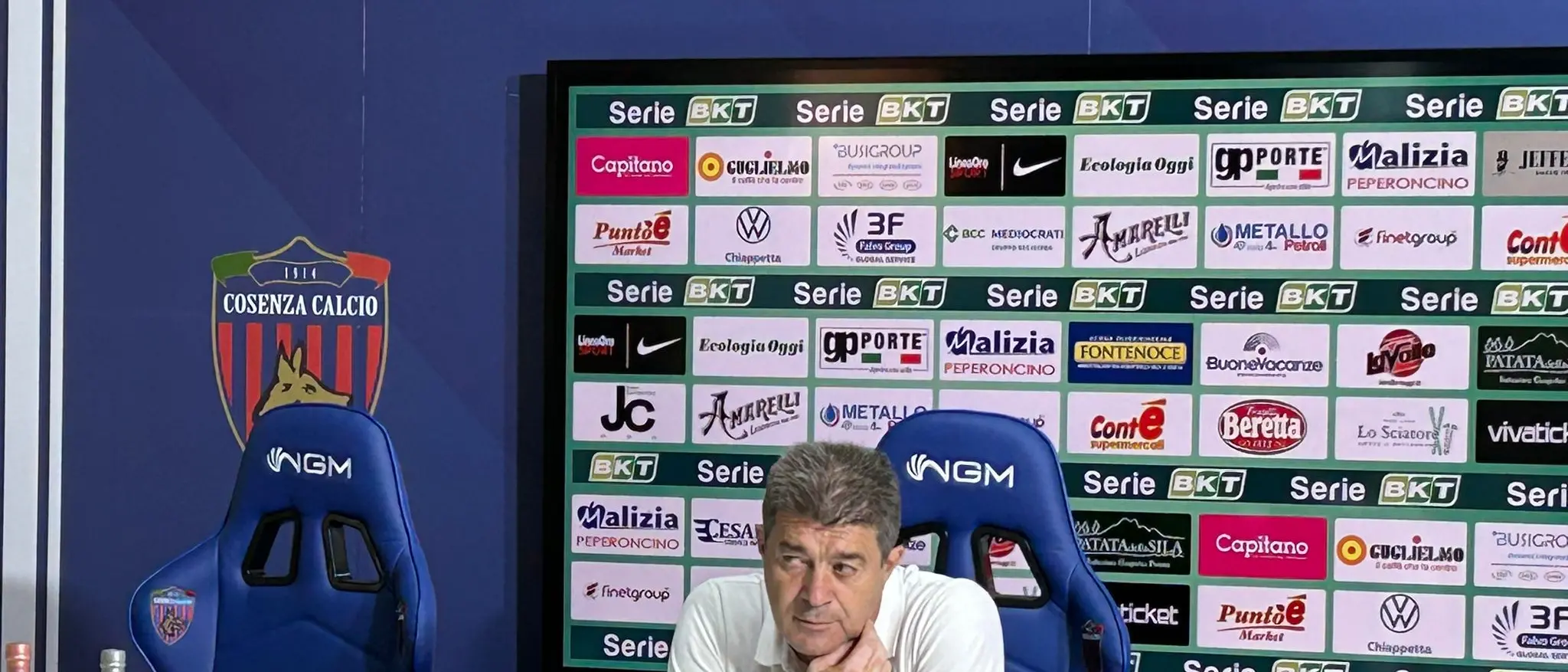 Foschi: «Oggi il Cosenza meglio di noi. Ma prima del gol...»