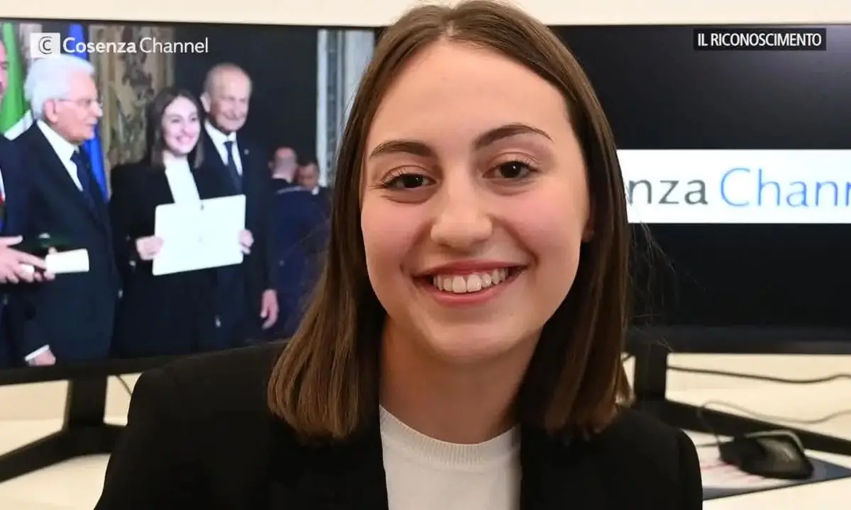 La giovane cosentina Ludovica Pantusa tra i calabresi dell'anno: «Farò il cardiochirurgo come ho promesso a Mattarella»