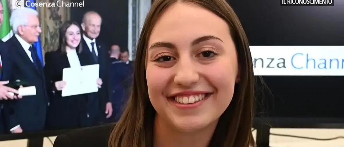 La giovane cosentina Ludovica Pantusa tra i calabresi dell'anno: «Farò il cardiochirurgo come ho promesso a Mattarella»