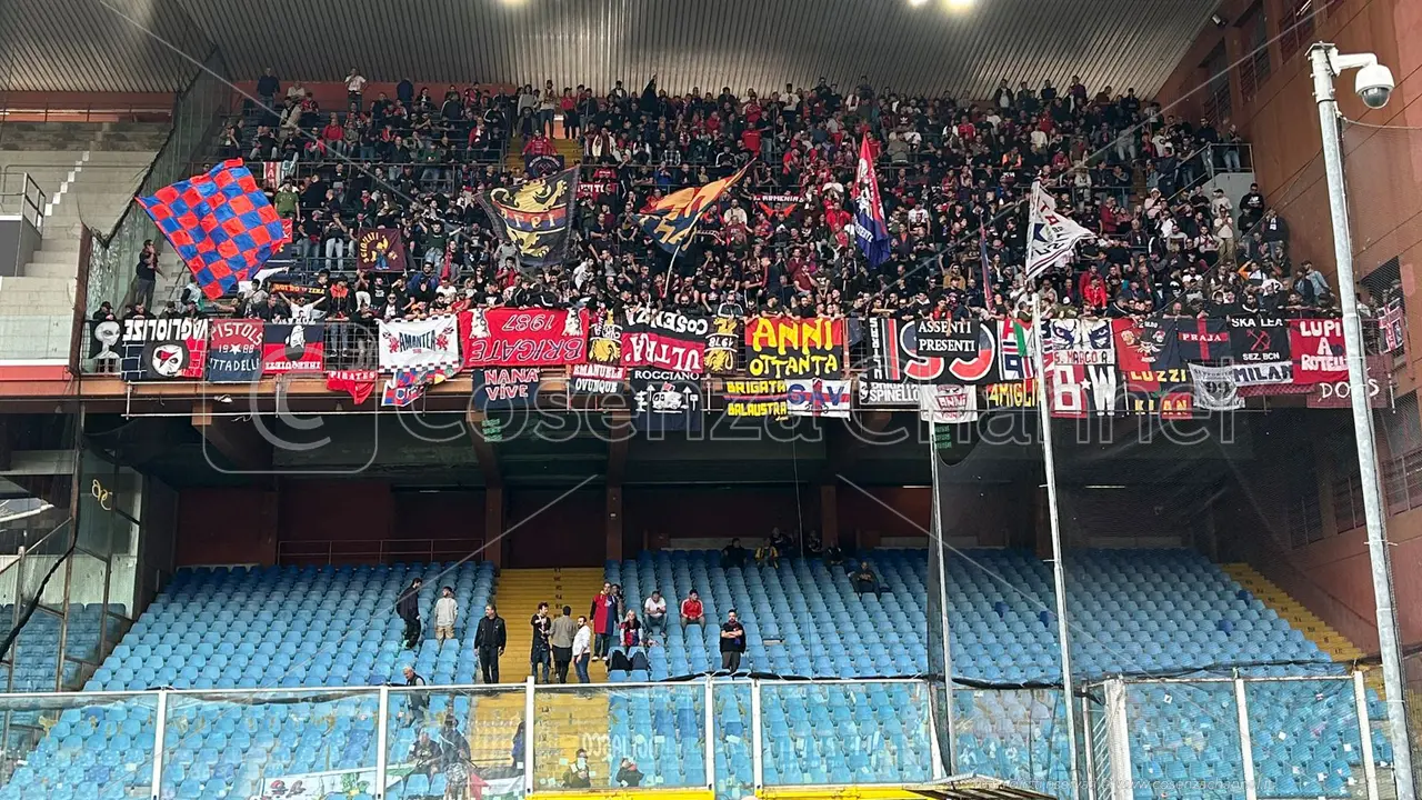 Il Cosenza: «Stupiti dall'obbligo della Tessera del tifoso per La Spezia»