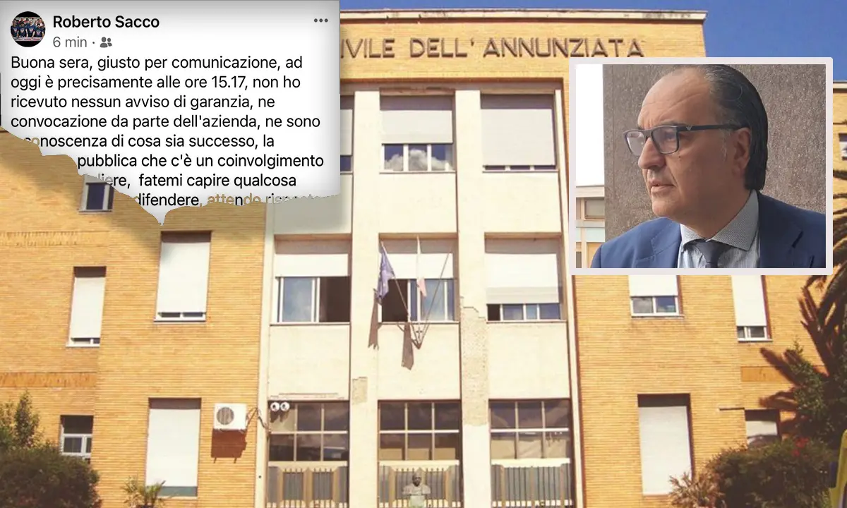 Buste paga gonfiate all'ospedale di Cosenza. Giallo su Roberto Sacco, ma lui nega sui social