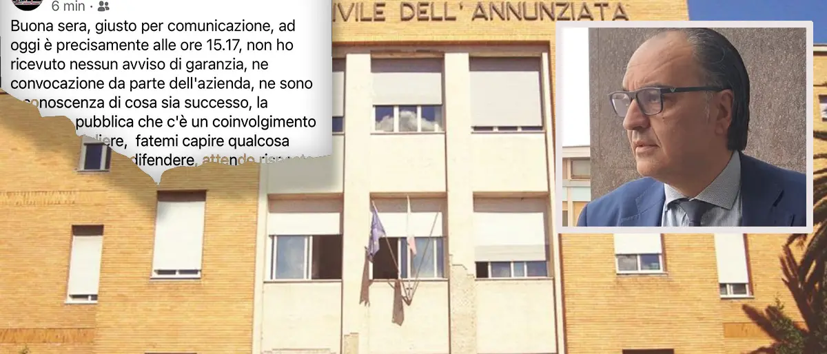 Buste paga gonfiate all'ospedale di Cosenza. Giallo su Roberto Sacco, ma lui nega sui social