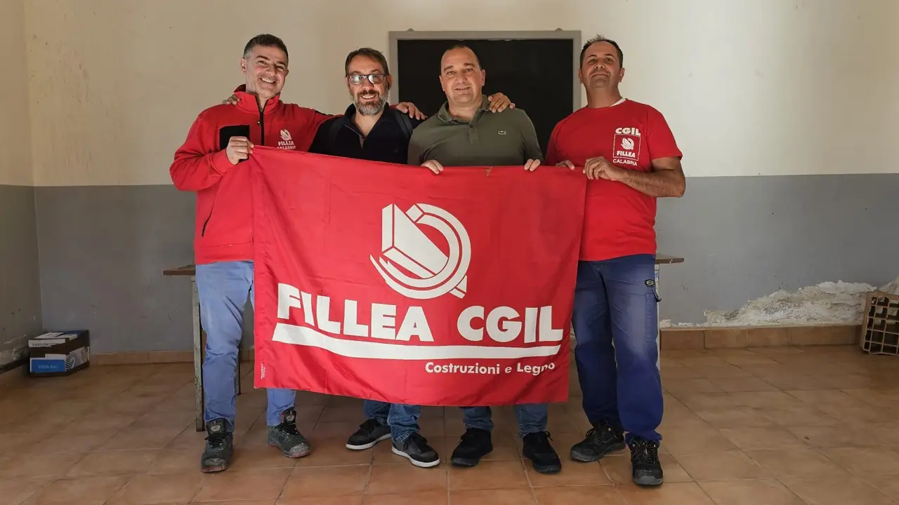 Lattarico, la Fillea Cgil vince le elezioni della Rsu: eletti Mauro e Sparano