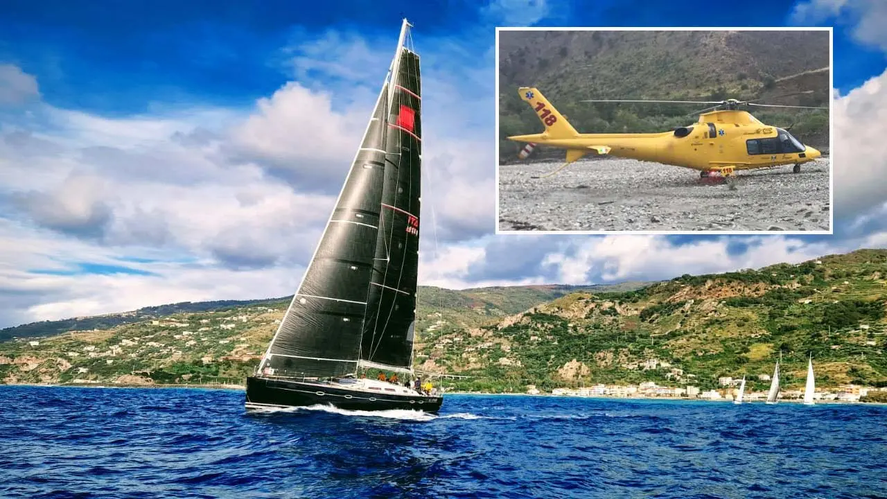 Cetraro, incidente durante la regata. Donna trasportata in elisoccorso a Cosenza
