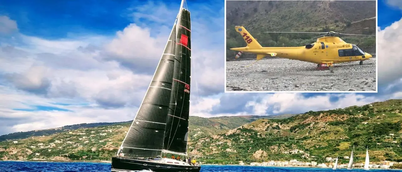 Cetraro, incidente durante la regata. Donna trasportata in elisoccorso a Cosenza