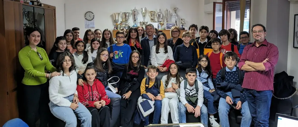 Corigliano Rossano, Manfredi Borsellino riceve gli alunni dell'Ic Erodoto