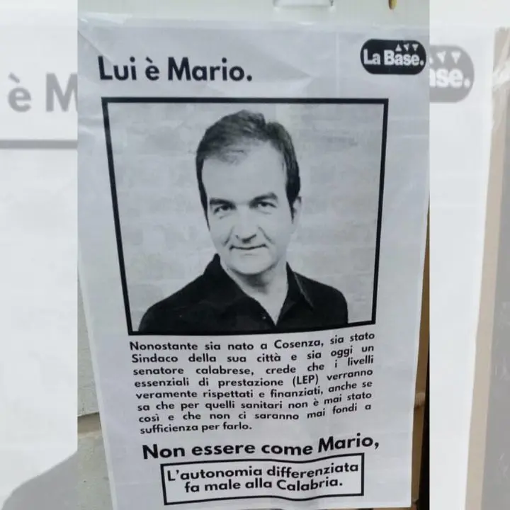 La Base replica ad Occhiuto: «Noi terroristi perché in disaccordo con lui?»