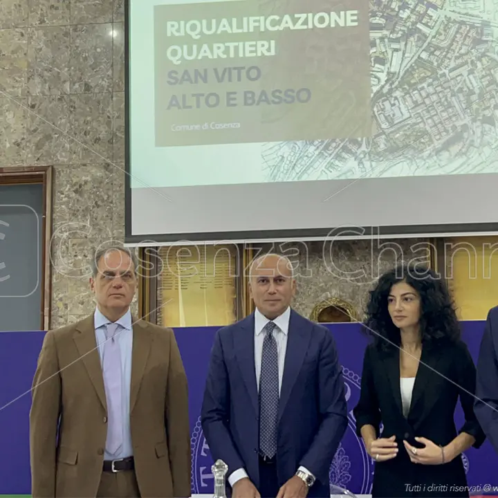 Cosenza, 14 milioni per cambiare volto a San Vito e Serra Spiga