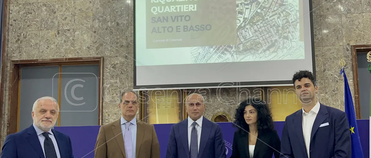 Cosenza, 14 milioni per cambiare volto a San Vito e Serra Spiga