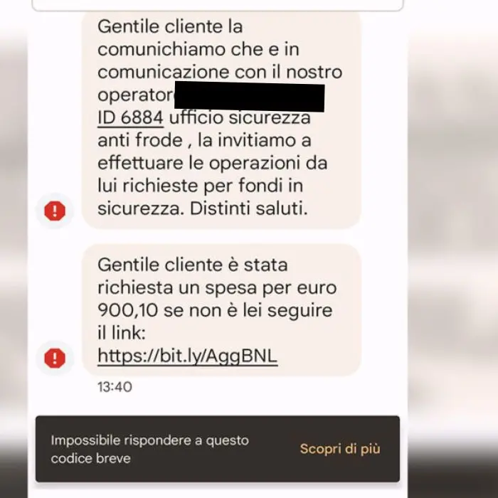 Chiamano, fingono di essere la tua banca e ti ripuliscono il conto. Allerta anche a Cosenza