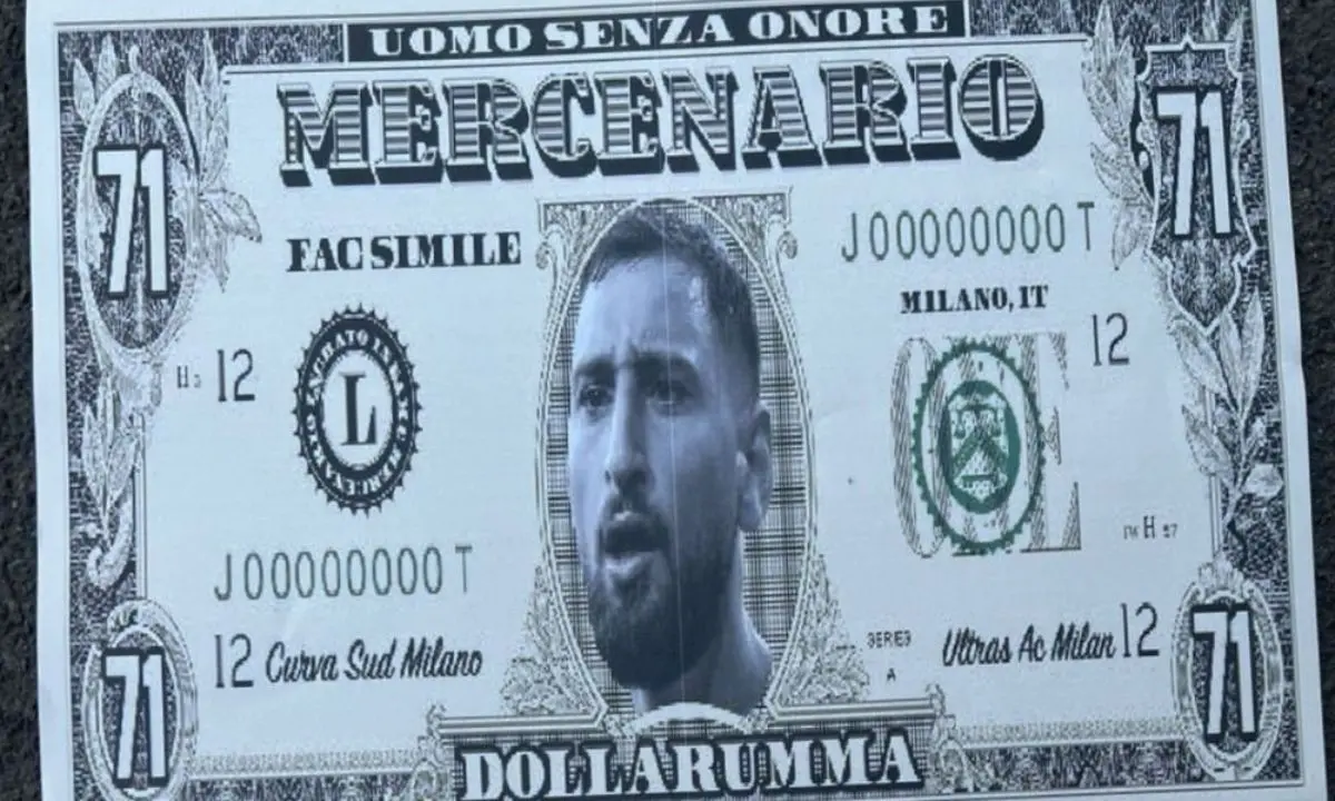«Dollarumma» e «mercenario», tifosi del Milan scatenati contro Donnarumma