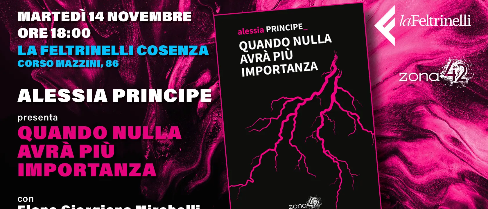 Libri | “Quando nulla avrà più importanza”, valzer per la fine mondo. La presentazione a Cosenza