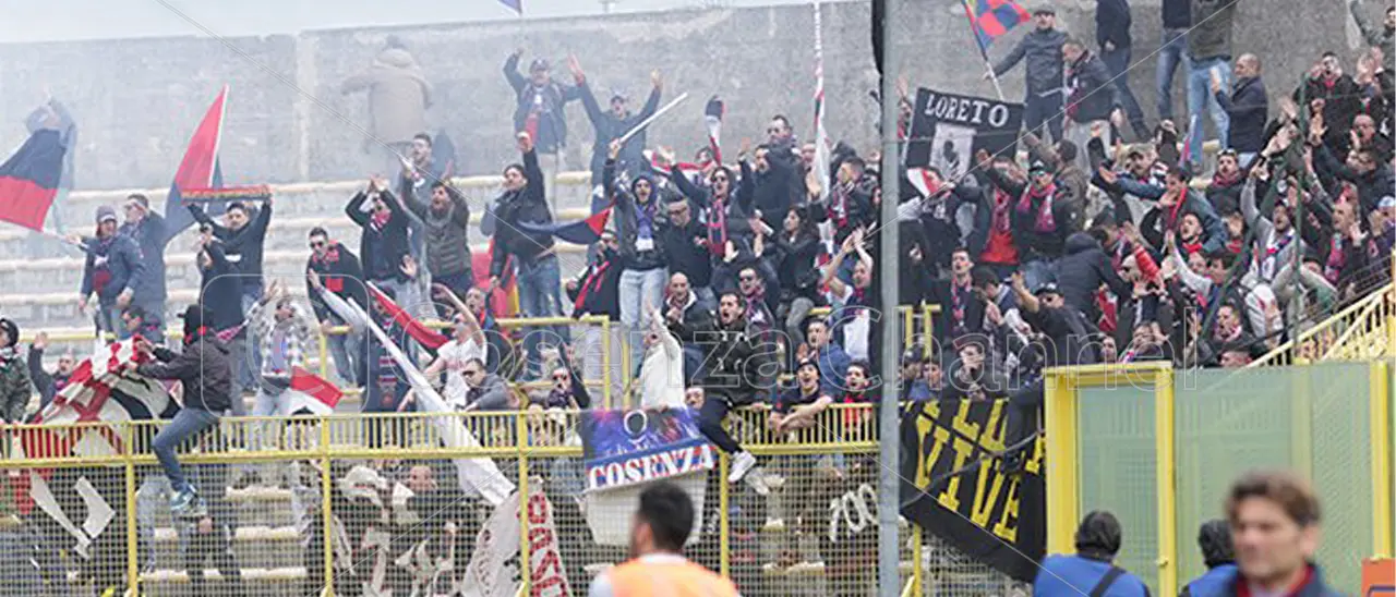 Catanzaro-Cosenza, le restrizioni per il settore ospiti del Ceravolo