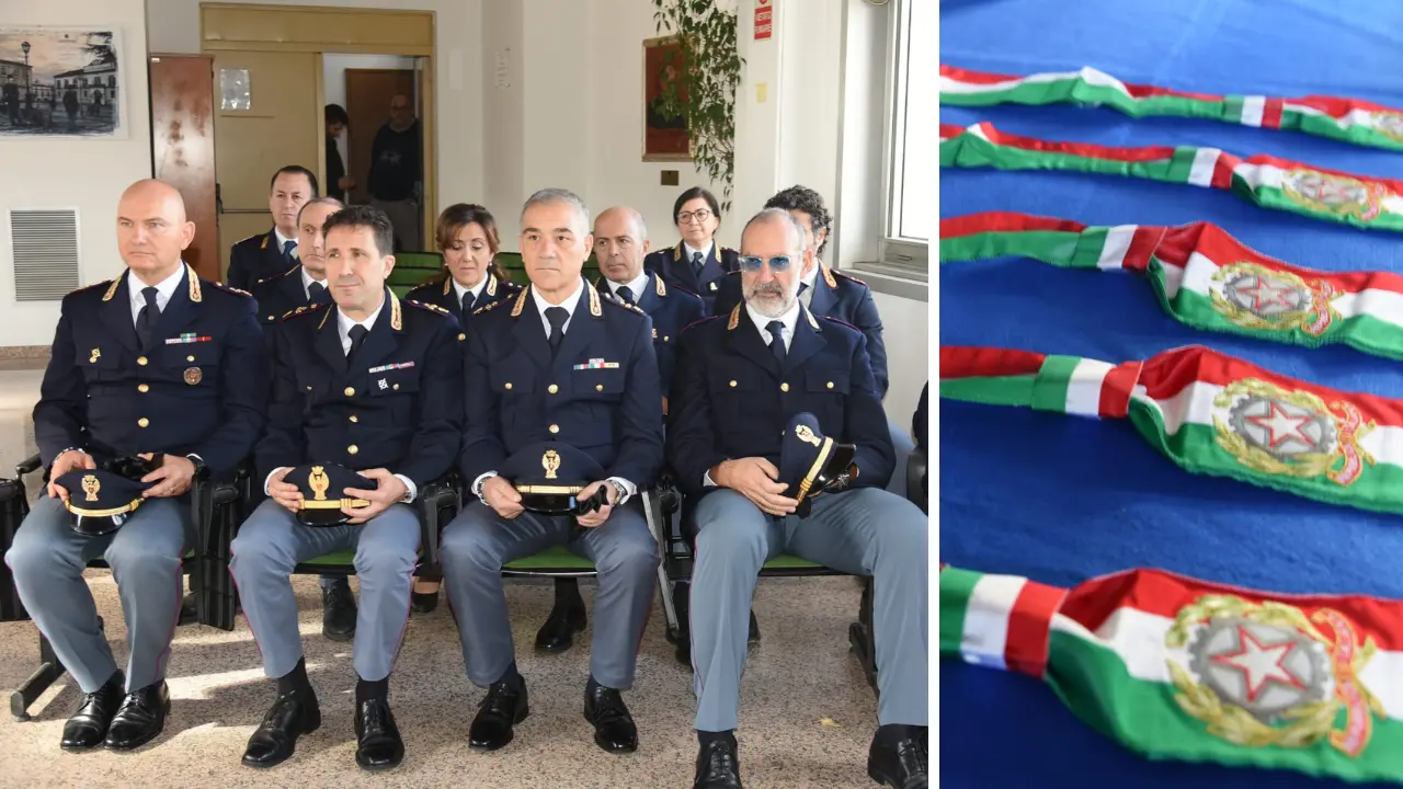 Cosenza, assegnate cinque fasce tricolori a meritevoli funzionari di Polizia