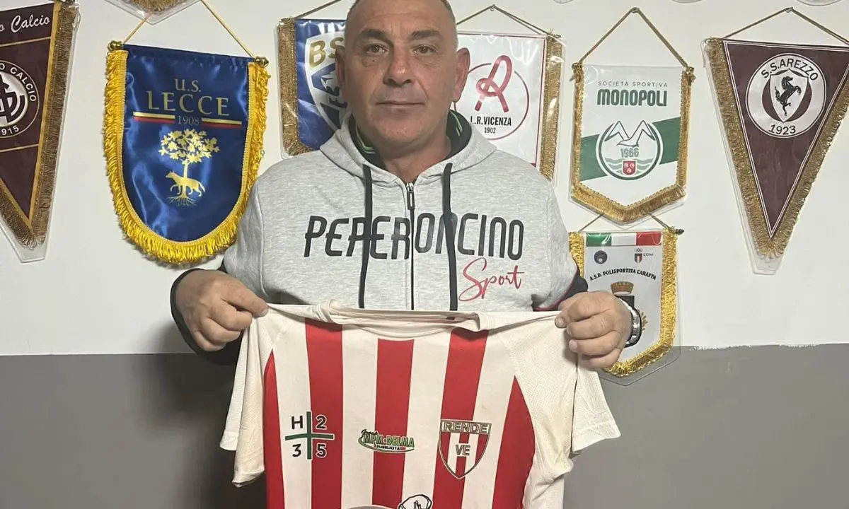 Calcio, Riccardo Petrucci è il nuovo allenatore del VE Rende