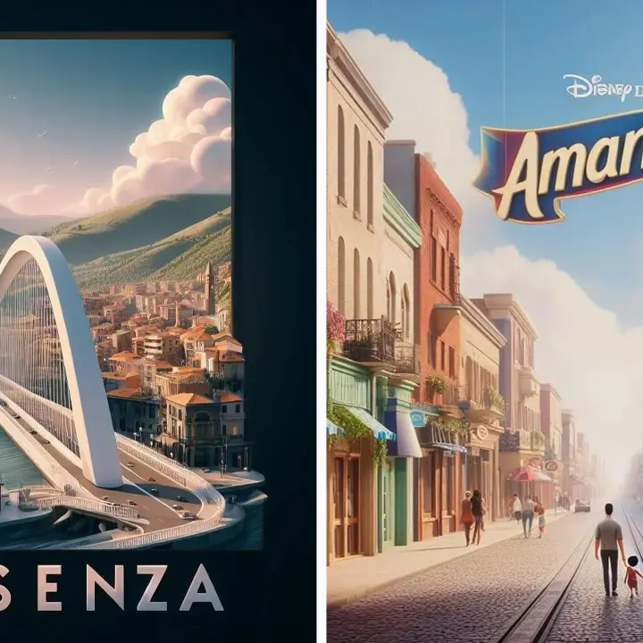 Cosenza e la Calabria come in un film Disney. L’esperimento (con l’Ai) di due creativi | FOTOGALLERY