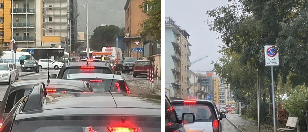 Il maltempo paralizza Cosenza e Rende. Il bus della scuola resta bloccato per due ore
