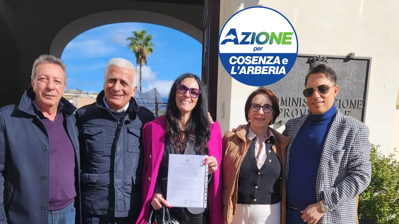 Elezioni Provincia di Cosenza, depositata la lista \"Azione\" | I NOMI
