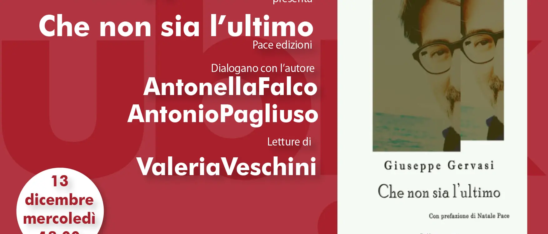 Un'immersione nella poesia con Giuseppe Gervasi. Mercoledì alla Ubik \"Che non sia l'ultimo\"