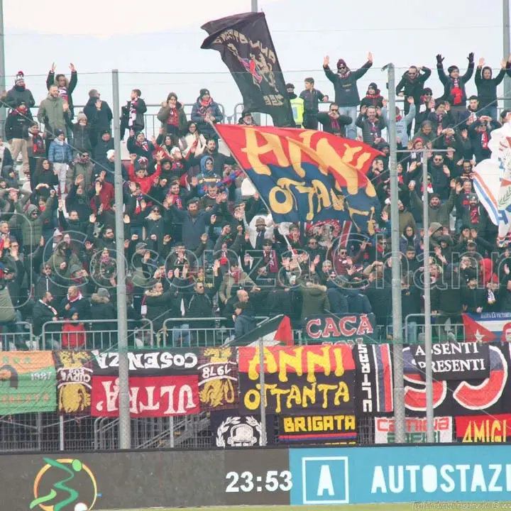 Cosenza, da oggi inizia la prevendita per la gara di Cittadella
