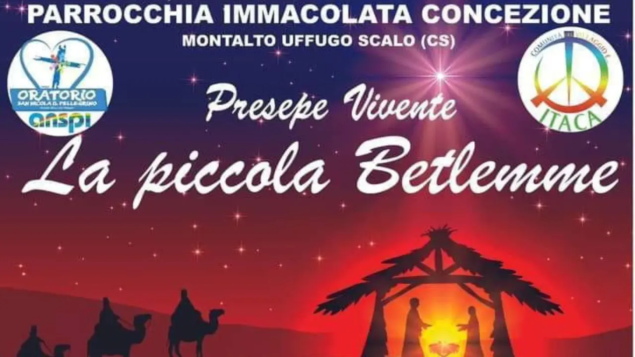 Montalto Uffugo, torna la magia del presente vivente \"La piccola Betlemme\"