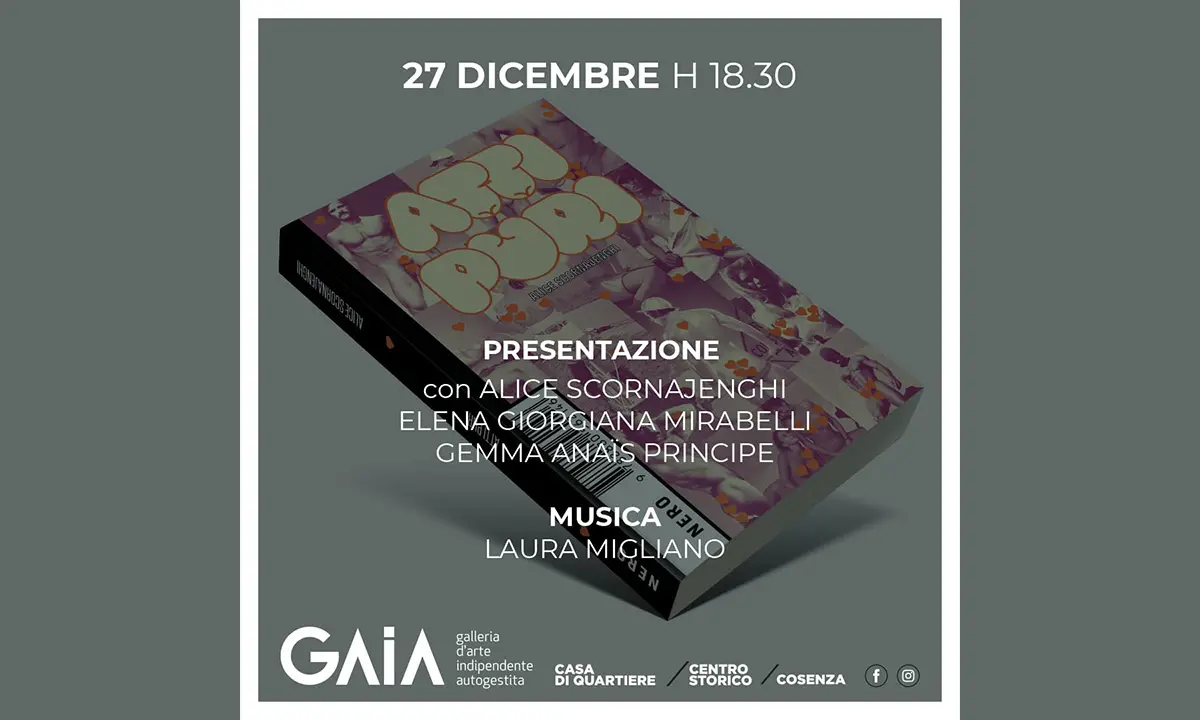 Distopia e porno. Da Gaia il 27 arriva Alice Scornajenghi con la raccolta \"Atti puri\"
