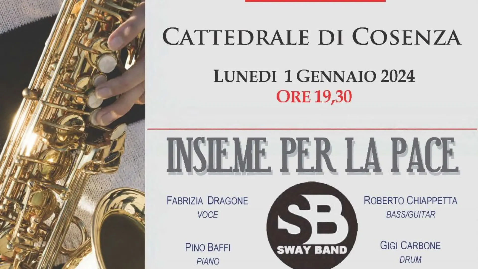 A Capodanno il tradizionale concerto al Duomo di Cosenza