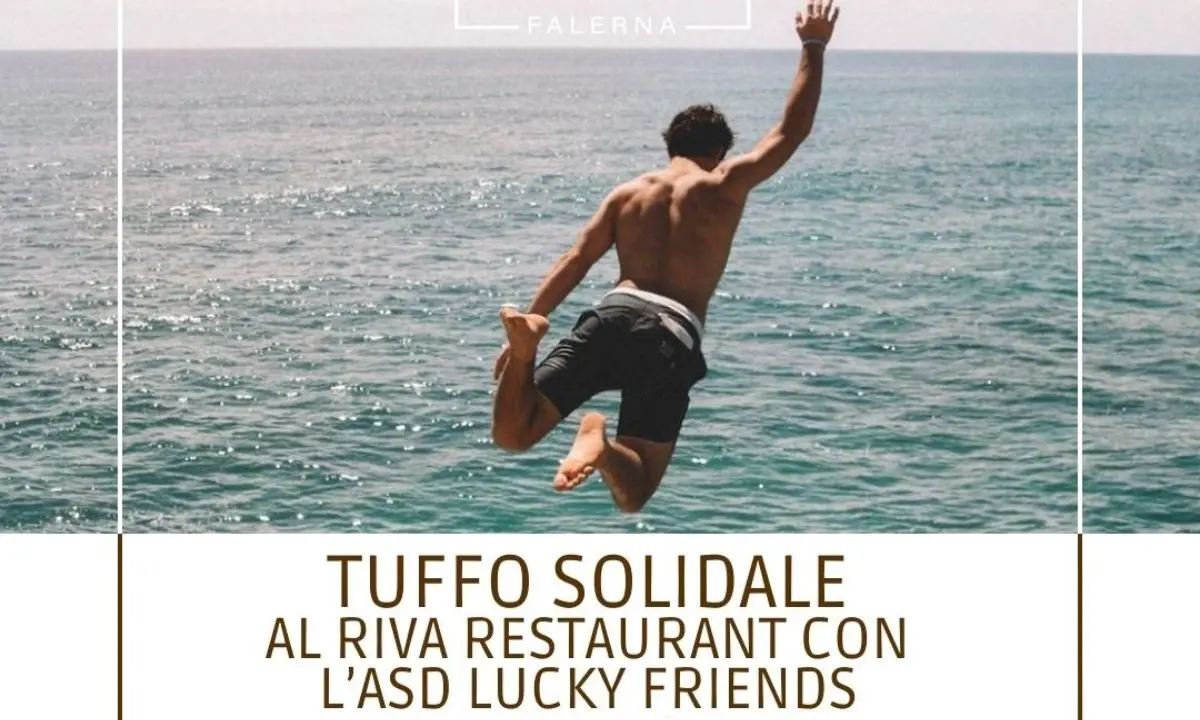 Il tuffo solidale di Capodanno al Riva Restaurant di Falerna