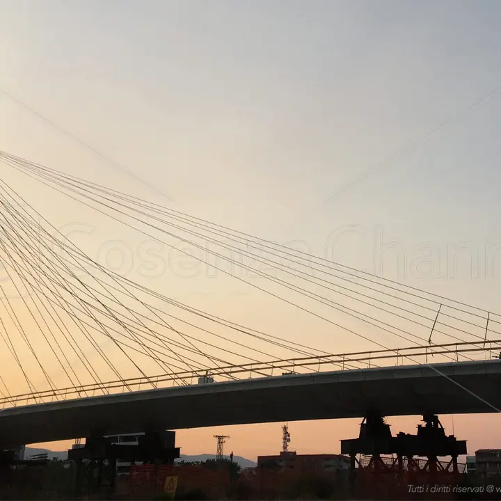 Truffatore in fuga si lancia dal ponte Calatrava: finisce in ospedale