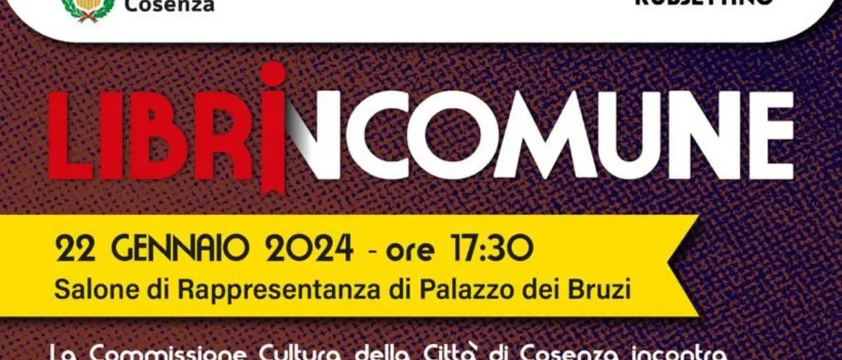 Librincomune, a Cosenza la presentazione del libro “Ritratti del Sud”