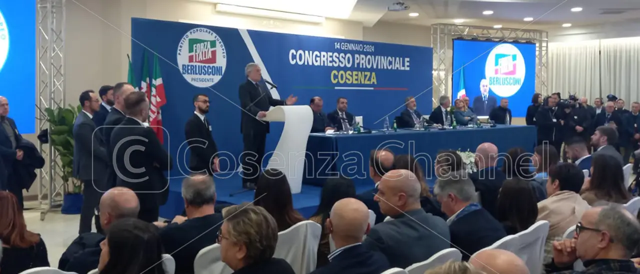 Forza Italia, tutti i nomi dei delegati nazionali della provincia di Cosenza