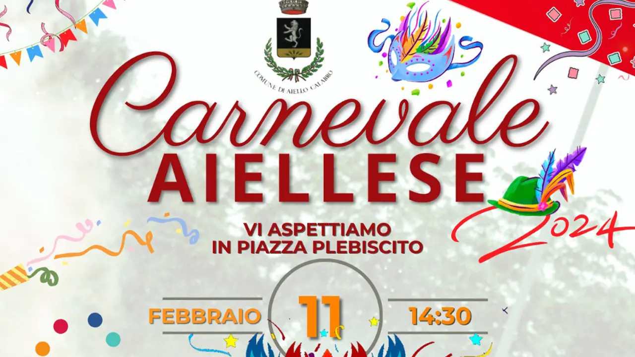 Aiello Calabro, torna la festa del Carnevale dedicata ai bambini