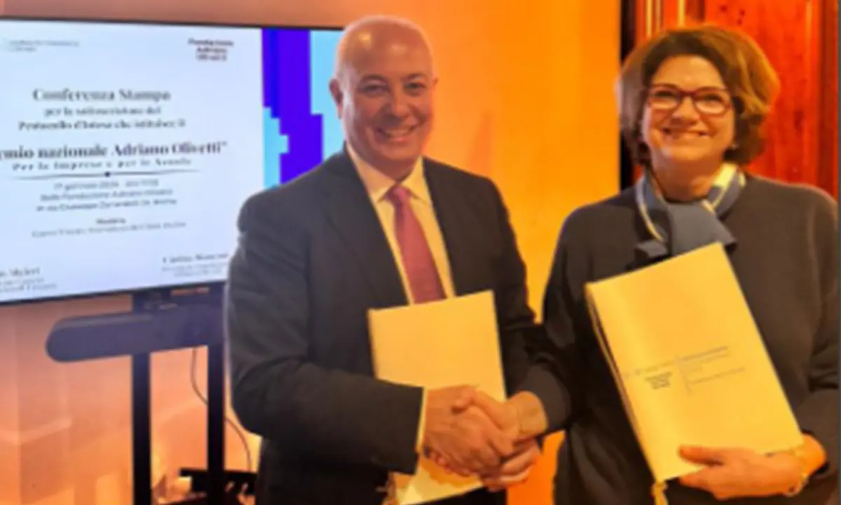 Premio nazionale \"Adriano Olivetti\". La Camera di Commercio di Cosenza tra i promotori