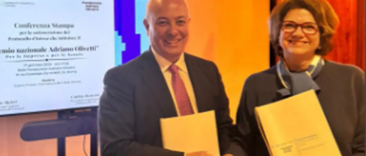 Premio nazionale \"Adriano Olivetti\". La Camera di Commercio di Cosenza tra i promotori