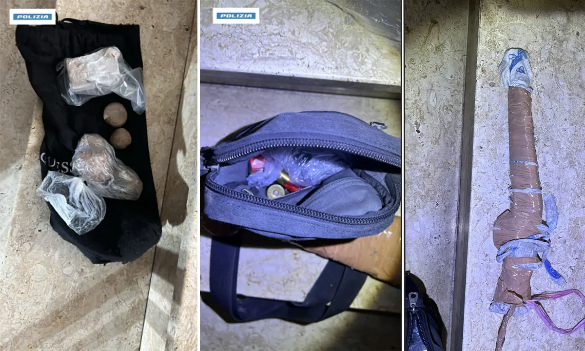 Cosenza, trovato un fucile a canne mozze nel vano di un ascensore