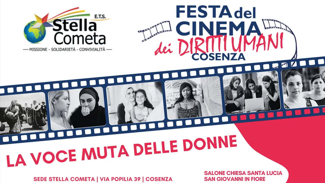 Cosenza, arriva la \"Festa del cinema dei diritti umani: la voce muta delle donne\"